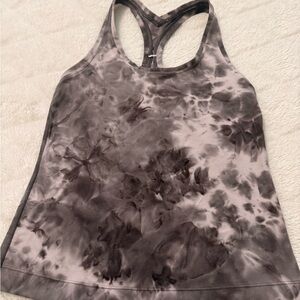lululemon athletica Cream and White Sleeveless Tank Top
